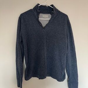 J. Crew Charcoal Zip-Up Sweater